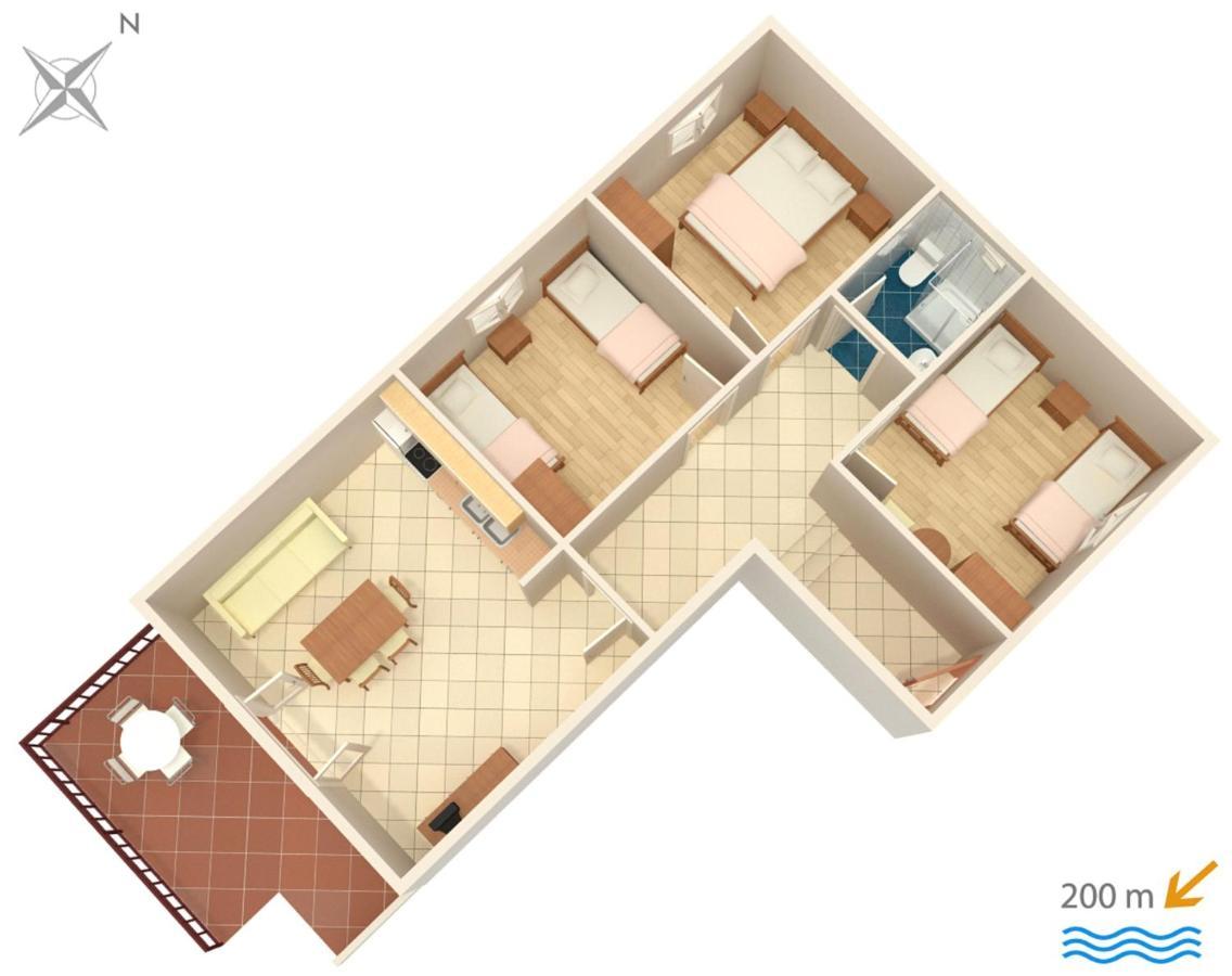 Apartments With A Parking Space Srima - Vodice, Vodice - 6099 Luaran gambar